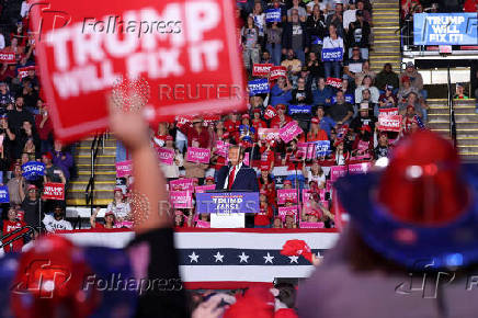 Republican presidential nominee former U.S. President Trump campaigns in Pennsylvania