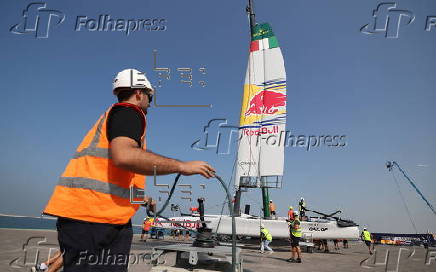 First time Italy Team SailGP at Emirates Dubai Sail Grand Prix