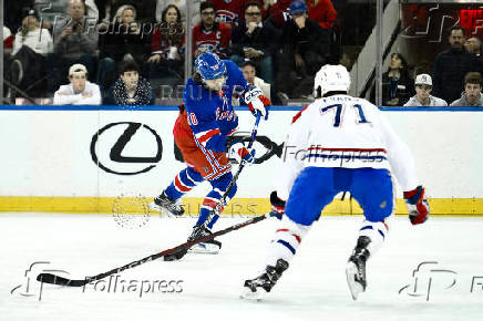 NHL: Montreal Canadiens at New York Rangers