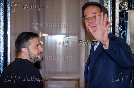 Meeting of NATO Secretary General Mark Rutte and President of Ukraine Volodymyr Zelenskiy in Brussels