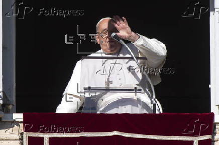 Pope Francis' Angelus prayer in Vatican