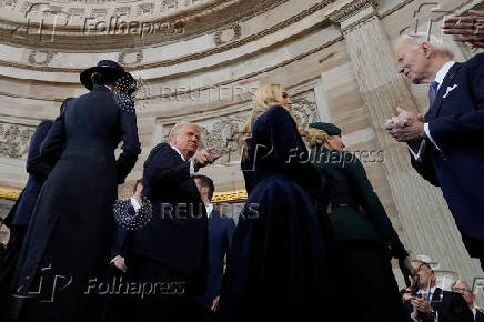 Inauguration ceremony for Trump's second presidential term