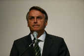 Jair Bolsonaro durante seminrio sobre combate a corrupo