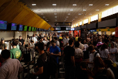Falta de energia no aeroporto de Congonhas, em So Paulo (SP)