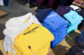 FILE PHOTO: Under Armour clothing is seen for sale in a store in Manhattan, New York City
