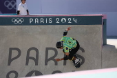 Final de skate park masculino nas Olimpadas de Paris 2024