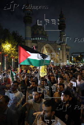 Protest against Israeli airstrikes on Hezbollah's central headquarters