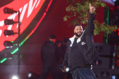 DJ Khaled durante o Global Citizen Festival no Central Park