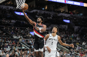 NBA: Portland Trail Blazers at San Antonio Spurs