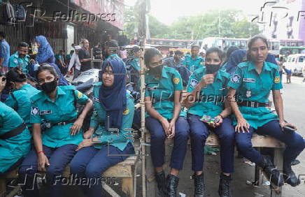 Protest against Awami League party on Noor Hossain Day in Bangladesh