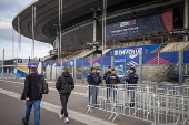 Security ahead of UEFA Nations League game between France and Israel