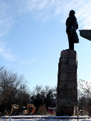 Lenin monument at former Exhibition of Achievements of National Economy in Bishkek