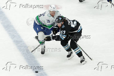 NHL: Vancouver Canucks at Utah