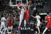 NBA: Portland Trail Blazers at San Antonio Spurs