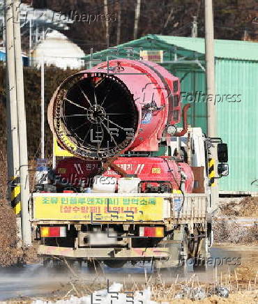 Clean up measures under way in Yeoju after bird flu outbreak at poultry farm