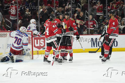 NHL: New York Rangers at Chicago Blackhawks