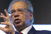 Ministro Paulo Guedes durante a Summit Abrainc 2022 (SP)