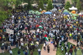 Pro-Palestinian campus demonstration in DC