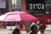 Temperatura alta em So Paulo
