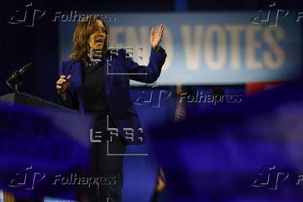 US Vice President Kamala Harris Campaigns in Reno, Nevada