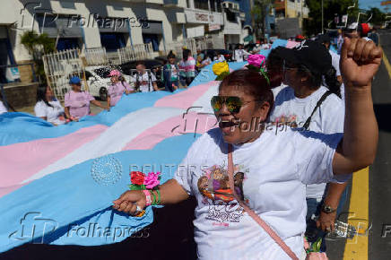 Protest to mark the International Day for Elimination of Violence Against Women, in San Salvador