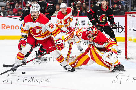 NHL: Calgary Flames at Ottawa Senators