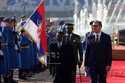 President of Equatorial Guinea Teodoro Obiang Nguema Mbasogo visits Serbia