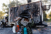 Aftermath of an anti-government rally by supporters of former Pakistani PM Khan's party PTI, in Islamabad