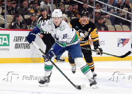 NHL: Vancouver Canucks at Pittsburgh Penguins