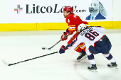 NHL: Columbus Blue Jackets at Calgary Flames