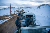 Israeli forces operate at a location given as Mount Hermon region