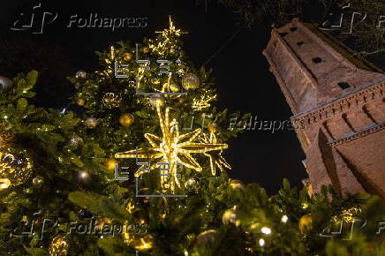 'Gardens of Light' Christmas illumination in Plock