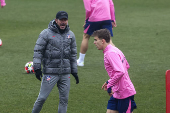 Entrenamiento del Atltico de Madrid