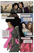 A page of the new Janet Jackson comic book