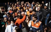 Presidente Lula visita abrigo para atingidos pelas enchentes em So Leopoldo
