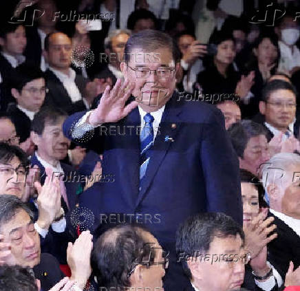 FILE PHOTO: Ex-defence minister Ishiba set to become Japan's next prime minister