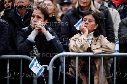 French Jews commemorate one year of Hamas attacks