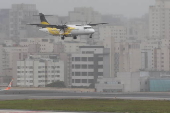 Manh com garoa no aeroporto de Congonhas