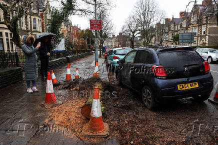 Storm Darragh hits Britain