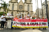 Ato contra violncia polcial em SP