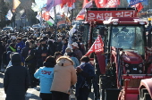 Tractor protest calling for South Korean President Yoon's arrest