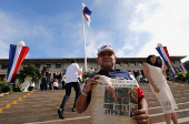 25th anniversary Ceremony on the day the U.S. ceded control of the Panama Canal to Panama