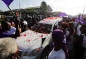 Funeral of Suriname ex-President Bouterse, in Paramaribo