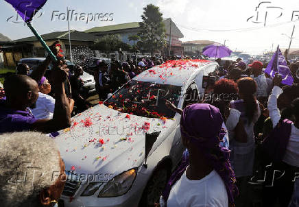 Funeral of Suriname ex-President Bouterse, in Paramaribo