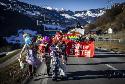 Anti World Economic Forum (WEF) protest