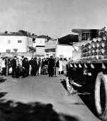 Funcionrios durante greve da Cia. de