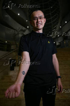 O chins Changpeng Zhao, fundador e CEO da Binance