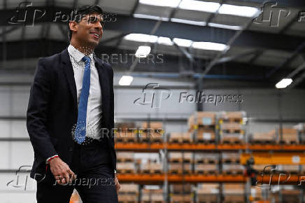 FILE PHOTO: Britain's PM Sunak visits Yorkshire