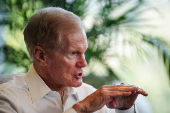 NASA Administrator Bill Nelson speaks about U.S.-Mexico science collaborations, in Mexico City