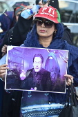 Protest rally demanding the release of Pakistan's former Prime Minister Imran Khan